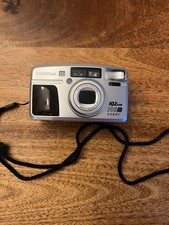 Pentax IQZoom 145M Super 35mm Film Camera QuartzDate Not Tested