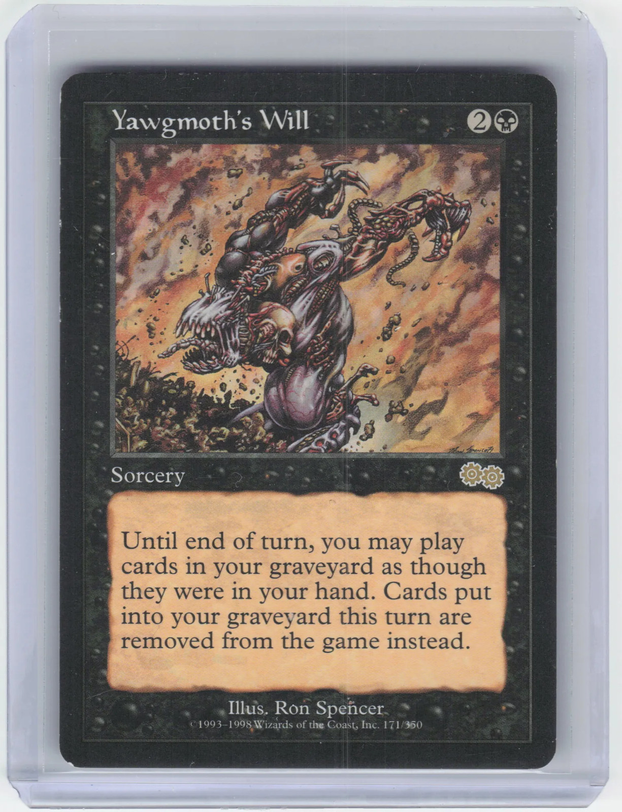 1998 Magic: The Gathering Yawgmoth's Will #171/350 Urza's Saga (USG) Rare