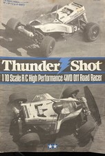 Original 1987 Vintage Tamiya Thunder Shot, Thundershot Build Manual  58067