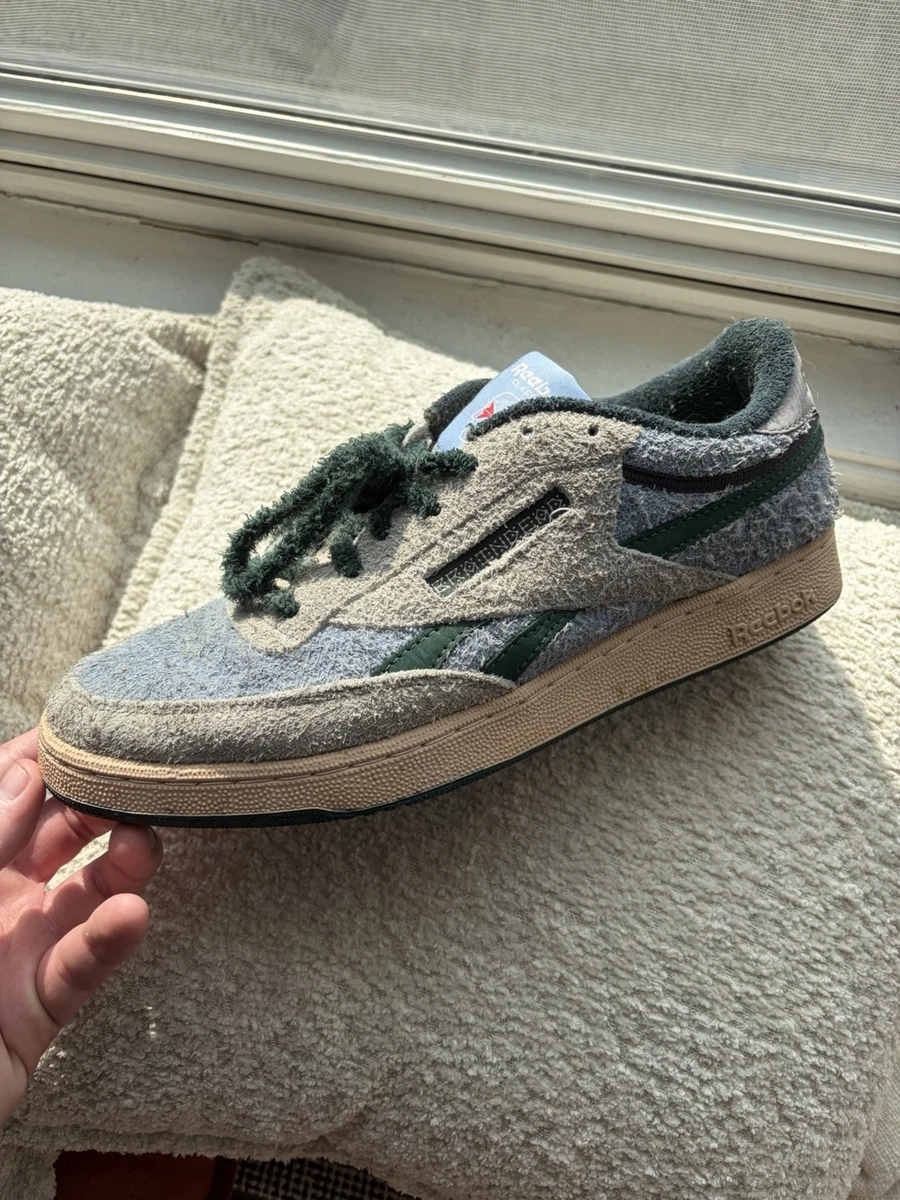Brain Dead x Reebok Club C Revenge Ecru Dark Forest for Sale