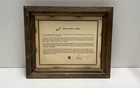 Red Cloud Native American Original Cigar Box Label Framed Art Signed Gil Travis — photo 2