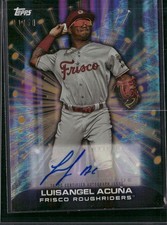 2023 Topps Pro Debut - Future Cornerstones Autographs Luisangel Acuna #FC-LA...