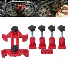Engine Timing Locking Tool Dual Cam Clamp Camshaft Universal Sprocket Gear Kit