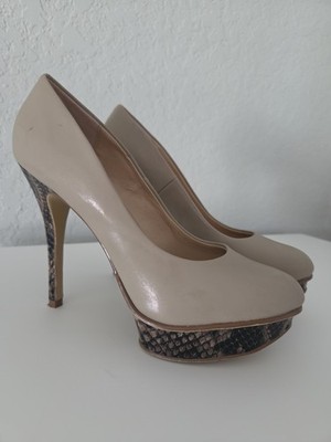 European Women s High Heel Platform Nude 5 Inch Heel 7