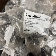 WHOLESALE JOBLOT 40 x 20x Coroline Corrugated Bituminous Roofing Sheet Fixings 
