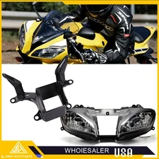 Front Headlight & Upper Fairing Stay Bracket Fit For Yamaha YZF R6 YZFR6 08-2016