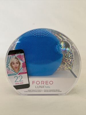 Foreo LIMA FOFO Smart Beauty Coach FACIAL CLEANSING BRUSH AQUAMARINE NEW NRFP
