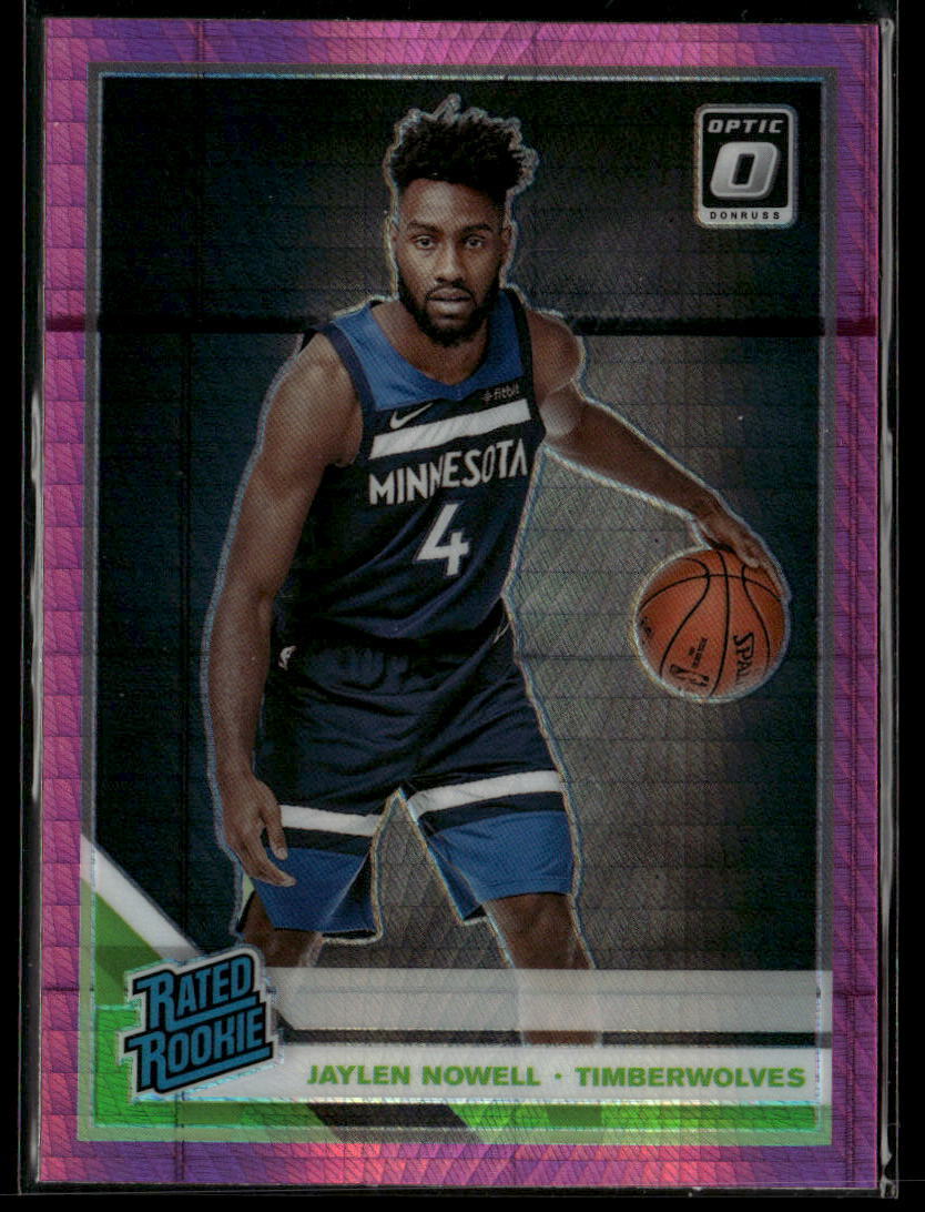 Jaylen Nowell 2019-20 Donruss Optic #155 Hyper Pink Rated Rookie Minnesota