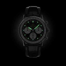 Breitling Navitimer B01 Chronograph 41 Black Dial Stainless Steel AB0139211B1P1 4