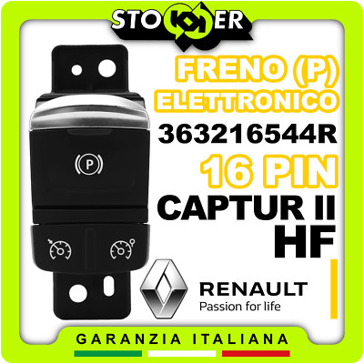 Button (P) brake parking speed switch Renault Captur II 16PIN