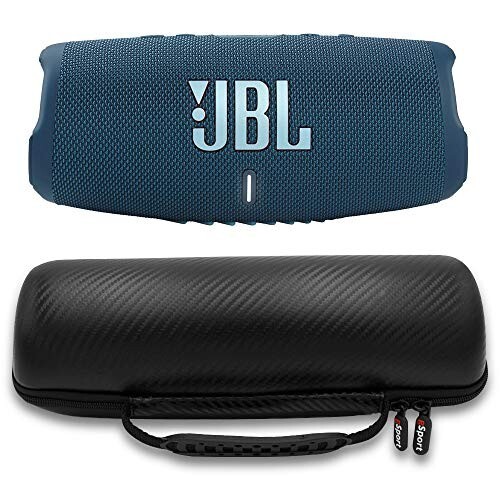 JBL - CHARGE5 Portable Waterproof Speaker with Powerbank - Blue-image