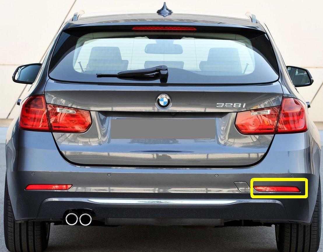 BMW Genuine 3 Series Touring F31 Rear Bumper Right O/s Reflector 