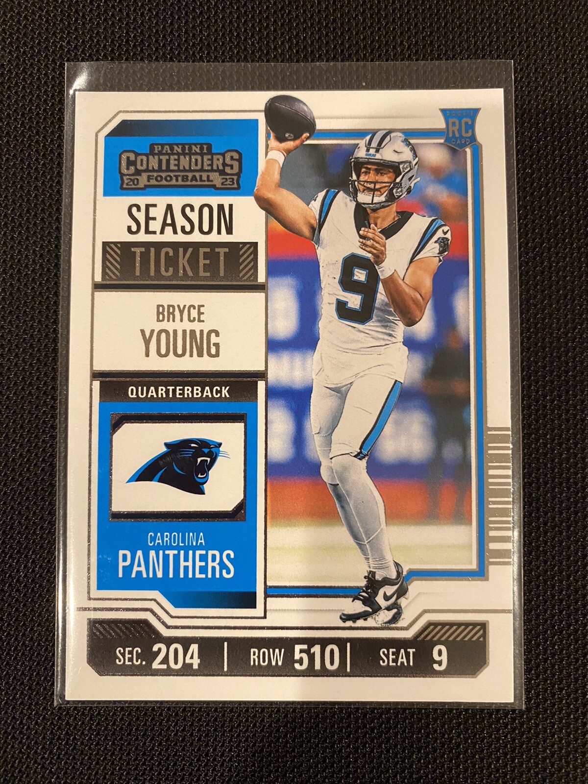 2023 Panini Contenders Season Ticket #15 Bryce Young RC Panthers