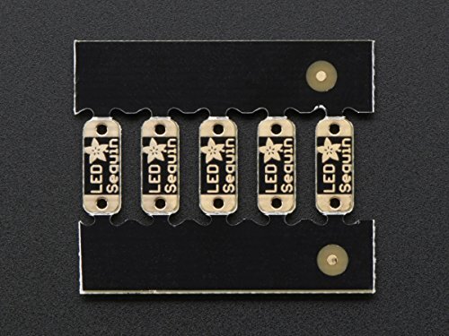 Adafruit LED Sequins - Ruby Red - Pack of 5 (F1x)