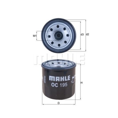 Ölfilter KNECHT OC 195 für ISUZU MAZDA MITSUBISHI SUBARU HYUNDAI JOHN DEERE