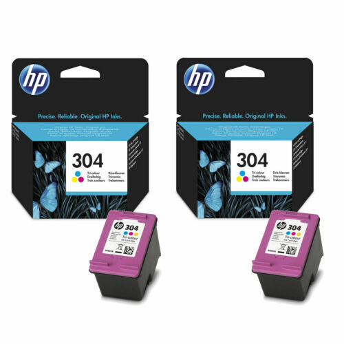 Genuine Original HP 304 Black & Colour Ink Cartridges For ENVY 5020 Printer eBay