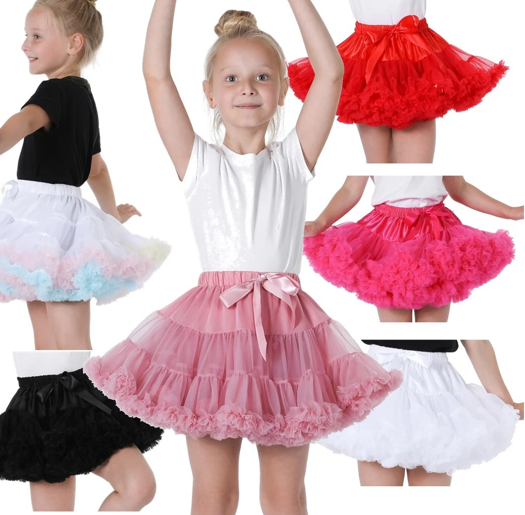 LuLiyLdJ Tutu Danza Classica Donna, per Danza Classica, Tutu Donna Classico Elastico Tutu Gonna in Tull e per Vestito Festa Danza, Bianco, 1 Pezzo
