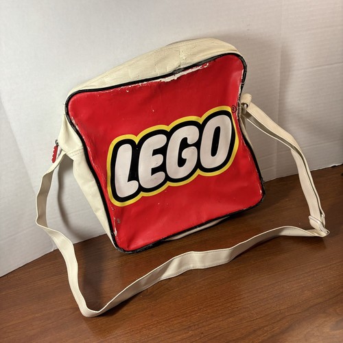 Vintage Rare 2010 LEGO Original Shoulder Strap Red White Messenger Style Bag - Picture 5 of 15