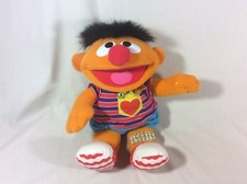 1999 Fisher Price FP Sesame Street Check Up Ernie Talking Electronic Plush Works