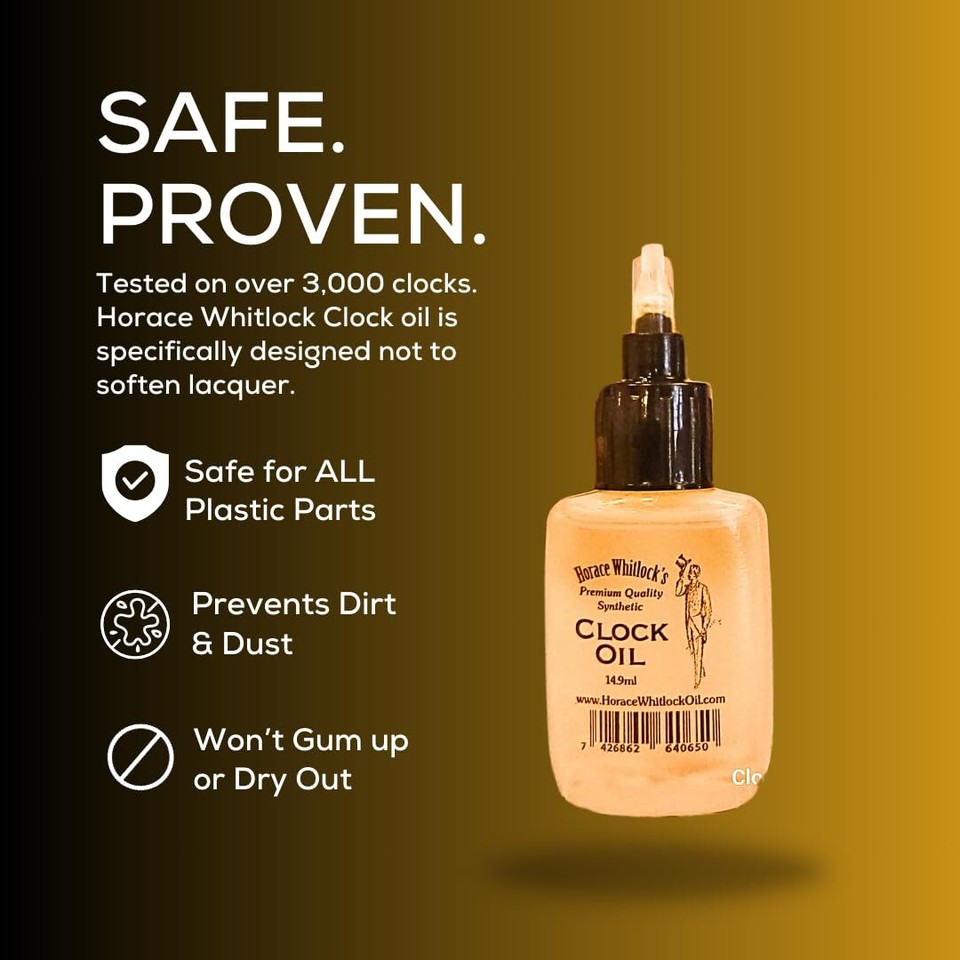 's Clock Oil 100Synthetic Clock Oil eBay