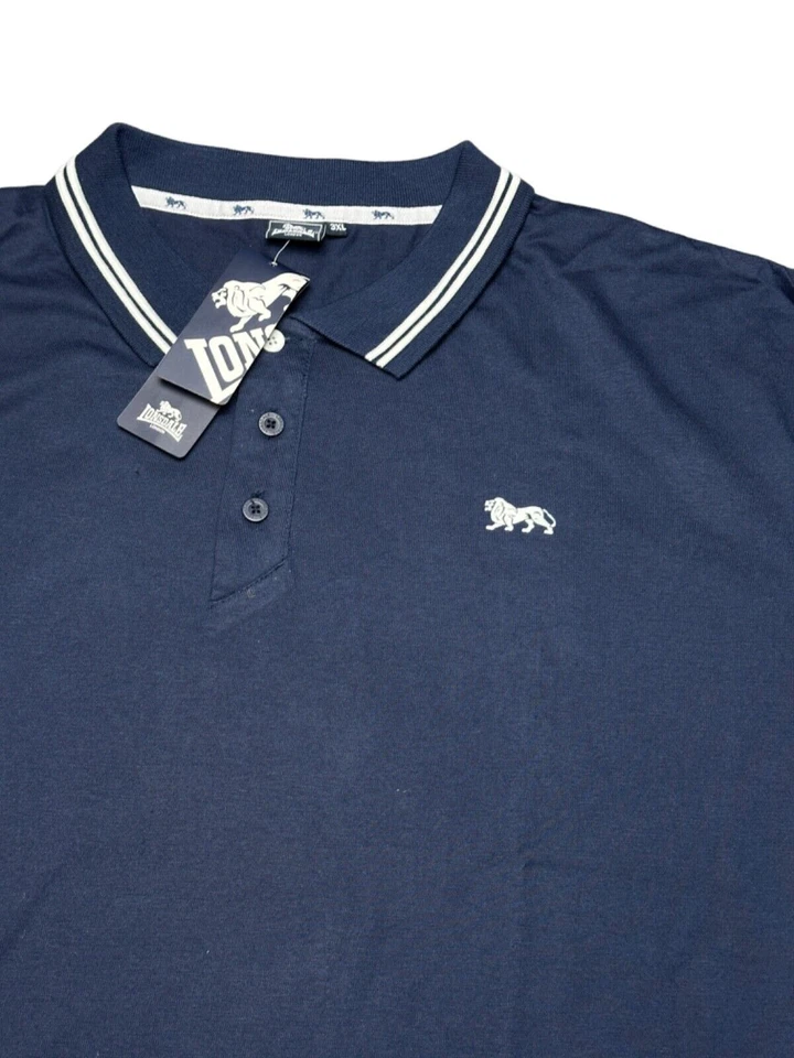 LONSDALE T-Shirt Size 3XL Navy Blue Cotton NEW Mens Stretch Top RRP £22.99 - Image 4 of 4