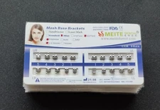 5 Sets Dental Ortho Brackets  Mini/Standard Edgewise 022/018 345 Hooks Mesh Base