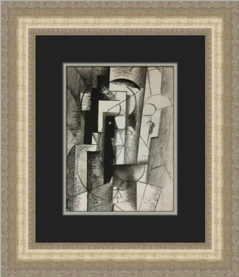 Pablo Picasso Portrait of Guillaume Apollonaire Custom Framed Print