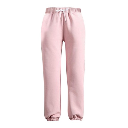 Women Pants High Waist Stretchy Fleece Lined Pants Pink 2XL - Picture 8 of 11