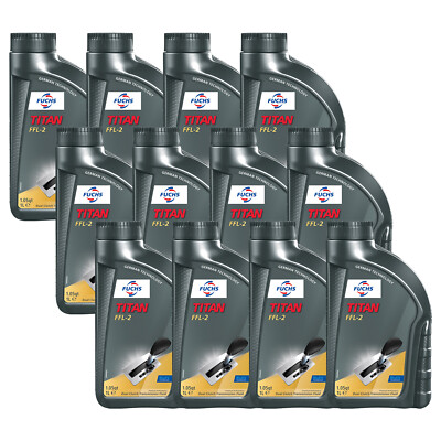 Fuchs 12 Liter TITAN FFL-2 Automatic Dual Clutch Transmission Fluid 12 x 1L
