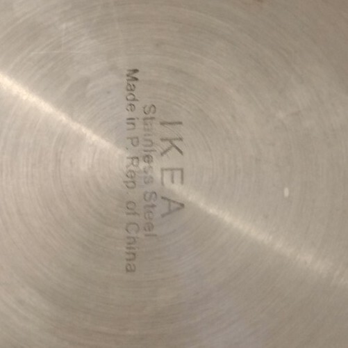 IKEA Ordning Canister Storage Stainless Steel Container 3 Tier With