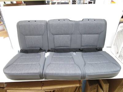Ford FoMoCo  NL3B-1663804-KX6BA3  Rear Seat Cover Set With Foam Dark Slate Cloth