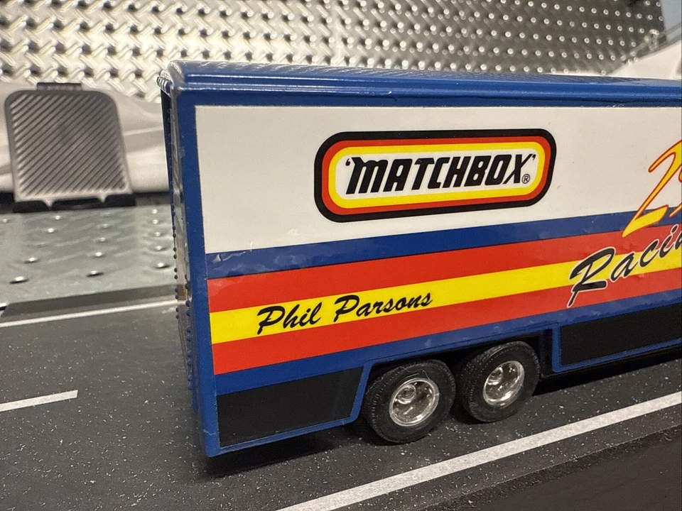 Matchbox Superstar Transporters White Rose 1993 coleccionables Phil Parsons 1/64 Foto 4 de 4