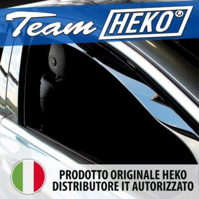J&J AUTOMOTIVE | Deflettori D'Aria Antiturbo Per 407 4-Porte Berlina 2004-2012, Set di 4 Pz, Nero, Antivento, Antipioggia, Fume' Oscurati