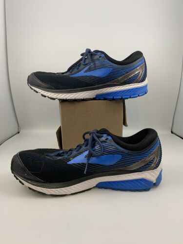 Chaussures de course Brooks Ghost 10 ADN bleu avec inserts neutres HOKA One One - Photo 1/6
