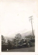 ALTES FOTO 1951 OLDTIMER RENAULT ? VERS LE COL D'AUBISQUE