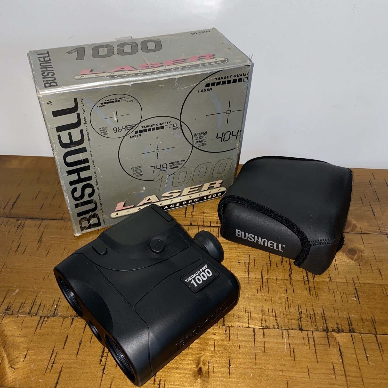 Bushnell Yardage Pro 1000 Range Finder 1000 Laser With Box And Case