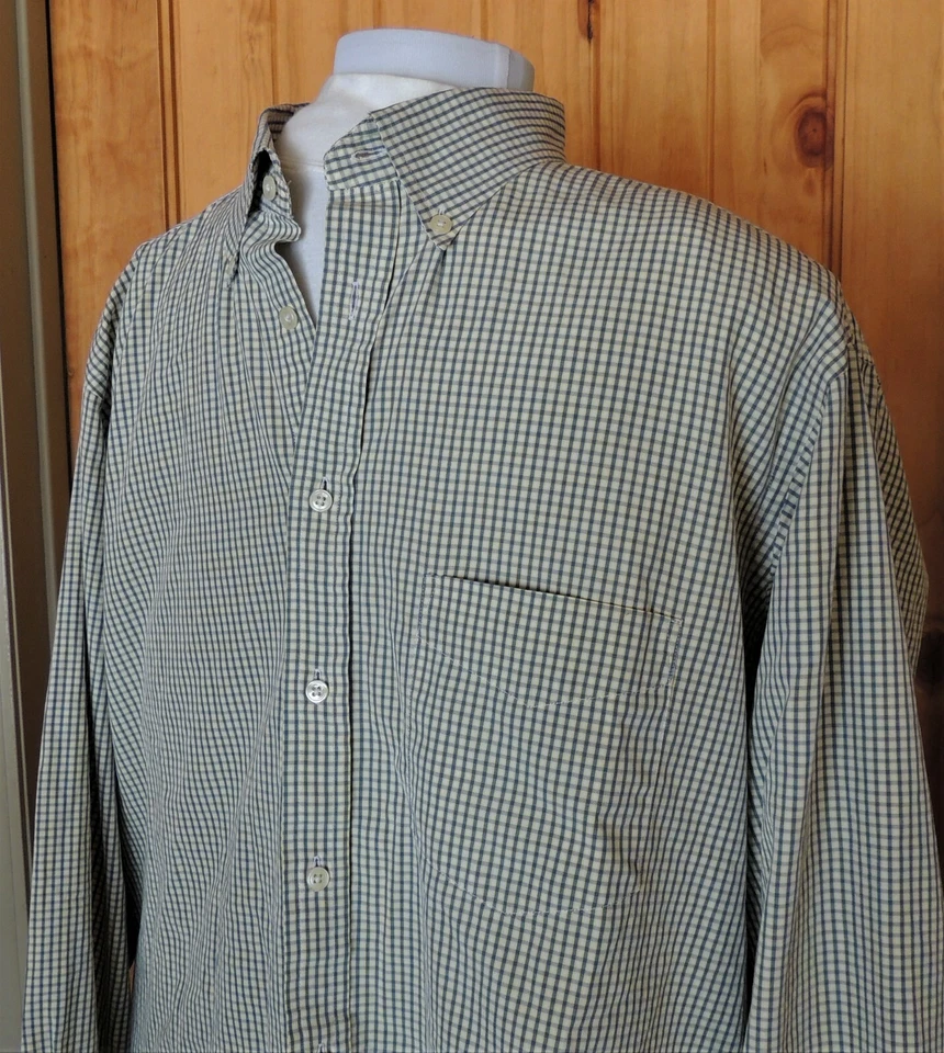 Lote 2 Camisas Thomas Rosa Irlanda L/S Para Hombre 17x34 Amarillo Blanco Cuadros Azul Rayas Foto 2 de 4