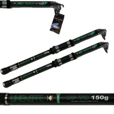 2 X EPX 3.0M 10FT TELESCOPIC CARBON ALL ROUND CARP SEA COARSE FISHING ROD
