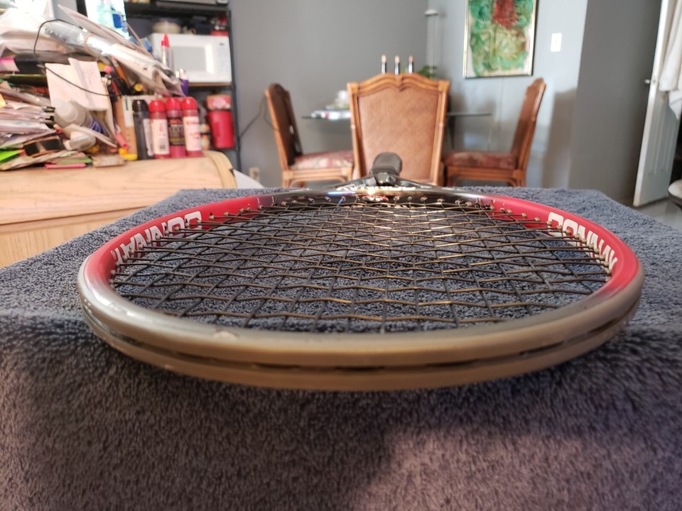 Raquette De Tennis Donnay Xenecore X-Dual Platinum 99 – 320g, Tamis 18x20, Manche L3 (4 3/8) – Quasi Neuve