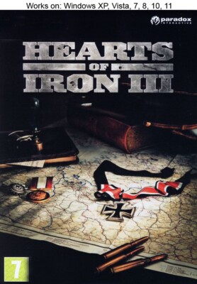 Hearts of Iron III 3 PC Game 2009 Paradox Windows 10 11