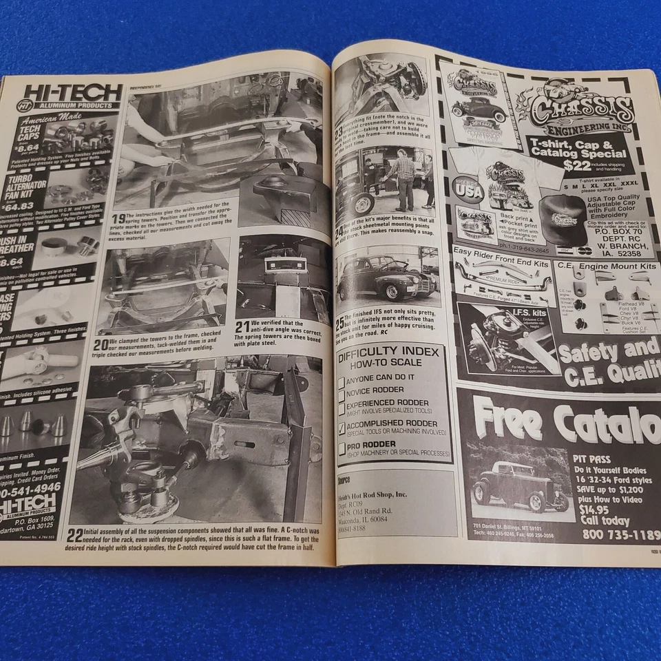 ROD & CUSTOM FAT FENDER FEVER BUILD 'EM BIG AND BEAUTIFUL! SEPT 1996 MAGAZINE - Image 4 of 4