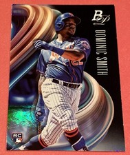2018 Bowman Platinum #35 Rookie Card Dominic Smith New York Mets PERFECT!