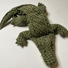 Folkmanis 24" Full Body Alligator Hand Puppet Reptile Plush Teeth Pretend Play