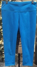 Fabletics Women s Cropped Leggings Teal Size Small