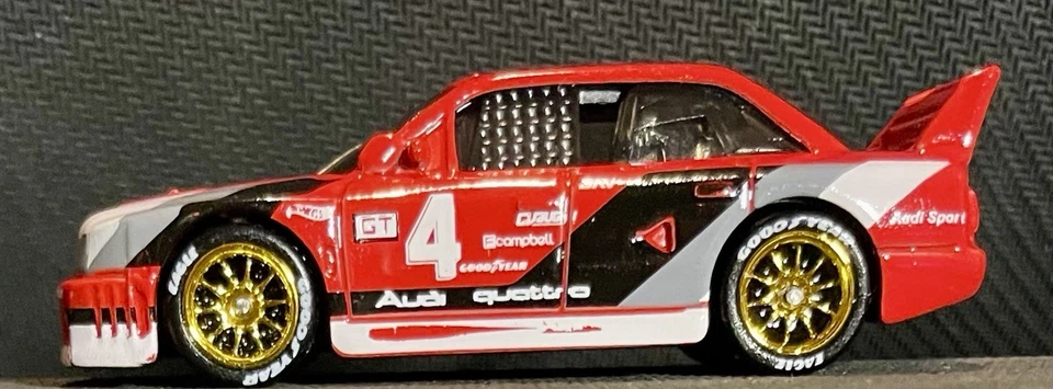 Rueda y neumático Hot Wheels Audi 90 Quattro PERSONALIZADOS pilotos reales  Foto 3 de 4