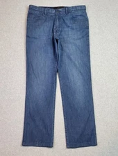 Brioni Stelvio Denim Jeans Men's Tag Size 36 Actual Fit 34X30 Straight Leg 