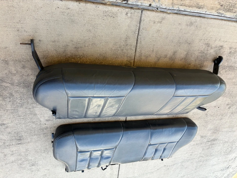 Jeep Cherokee Limited 2000 asientos de cuero negro conjunto completo asientos eléctricos de trabajo Foto 4 de 4