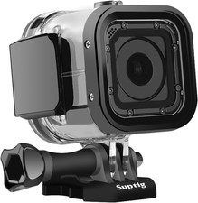 Suptig Replacement Waterproof Case Protective Housing for Gopro Session Hero 4Se