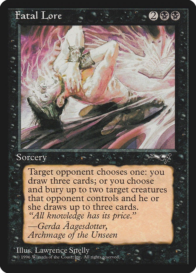 Alliances Fatal Lore MTG Magic the Gathering LP
