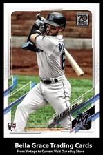 2021 Topps Eddy Alvarez #326 Miami Marlins Rookie MLB Baseball 
